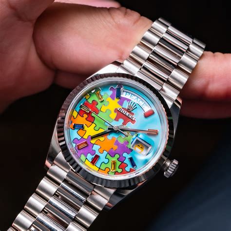 rolex 'jigsaw' 'emoji' day-date|Rolex emoji review.